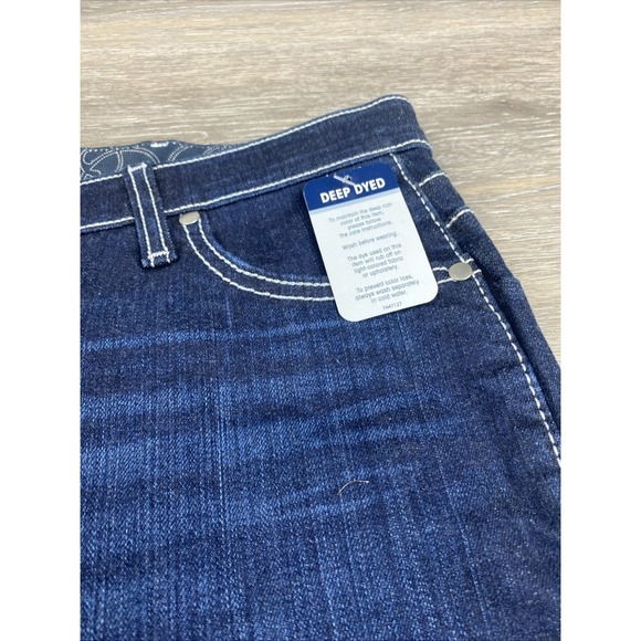 Wrangler Q Ultimate Booty Up Riding Jeans Size 19/20 X 34 Bootcut Stretch Denim - Picture 5 of 14